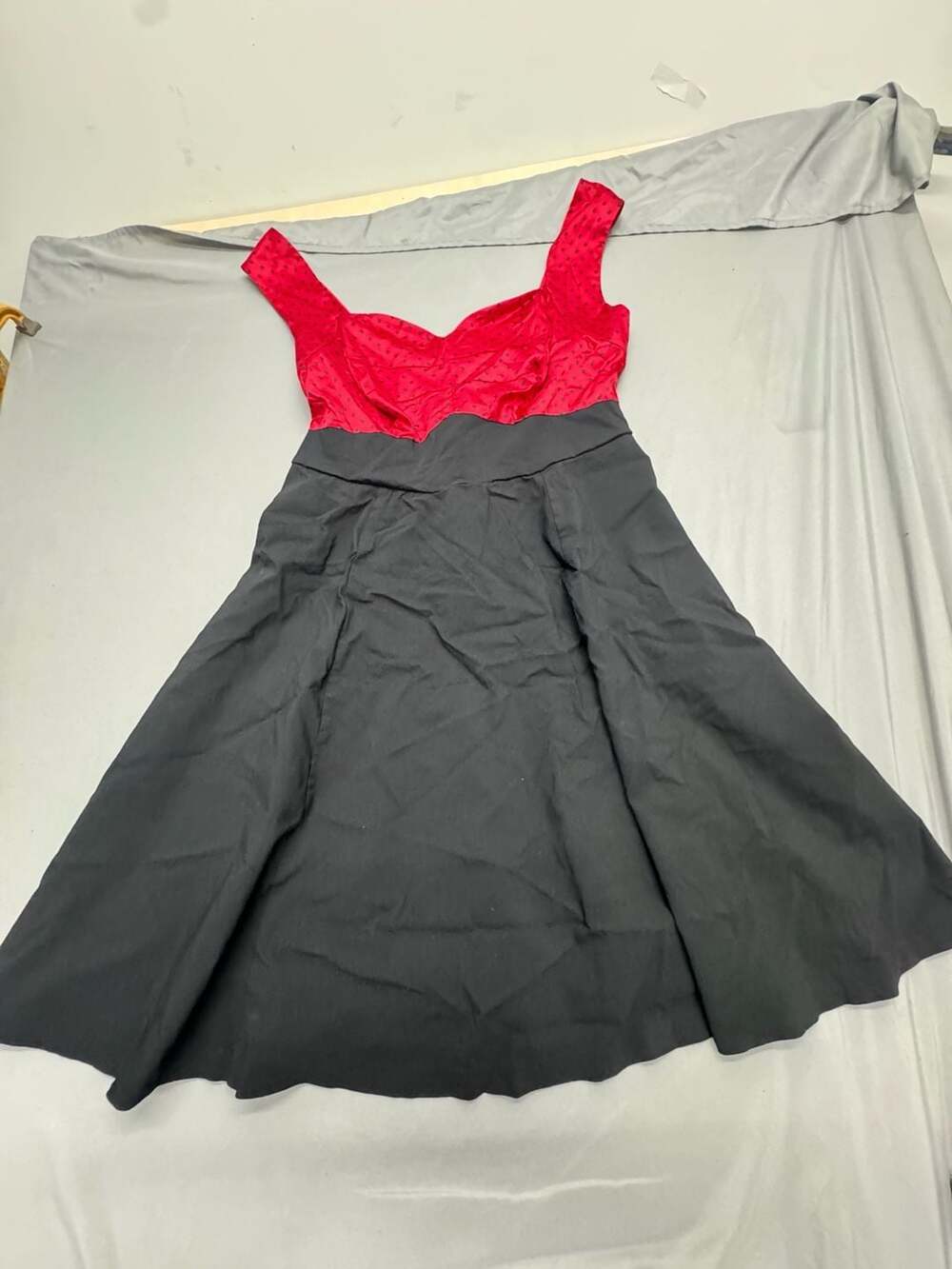 Torrid Swing Dress Size 12 Red Black Polka Dot Rockabilly Pinup